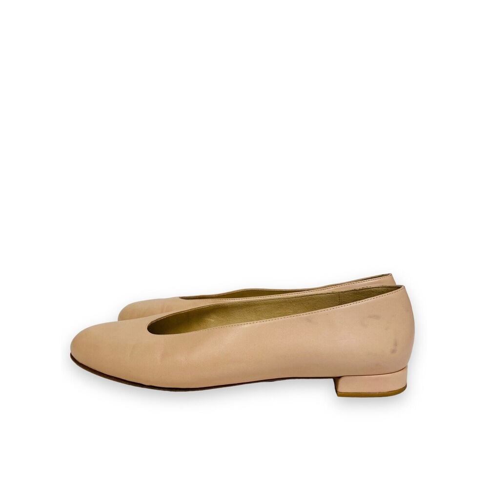 STUART WEITZMAN Pink Leather Chicflat Ballet Flats Shoes Size 10.5 - Picture 6 of 8